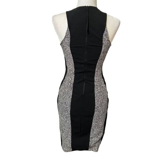 Rag & Bone White & Black Bodycon Sheath Dress XSmall. Weave Pattern - Picture 7 of 11